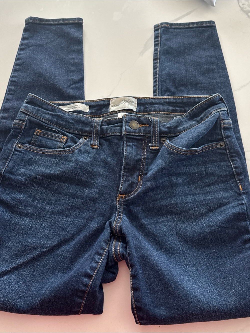 Universal Thread Women's Dark Indigo Skinny Jeans